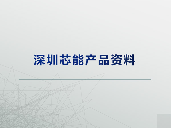 深圳芯能產(chǎn)品線